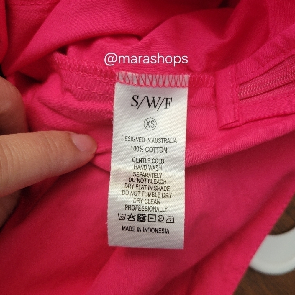 SWF Pink Racer Midi Dress - Picture 8 of 8